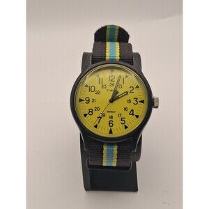 Timex MK1 TW2T25700 Yellow Dial Aluminum Black INDIGLO California